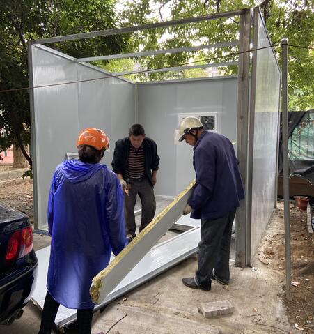 馨康苑社區(qū)：?？翟沸^(qū)違規(guī)搭建拆除