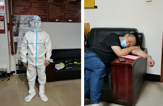 殷巷社區(qū):上陣“父子兵” 攜手同抗疫