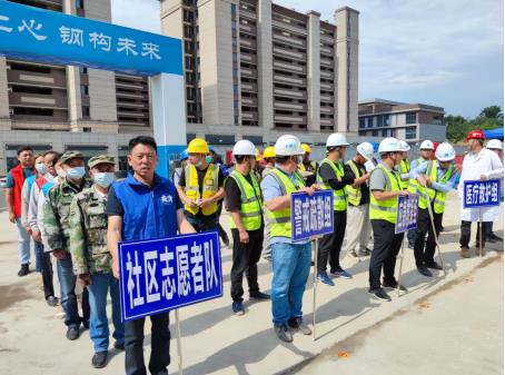 紅梅社區(qū)開展夏季高溫高墜應(yīng)急演練