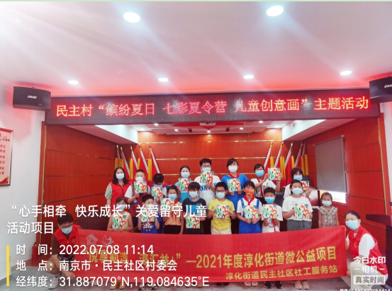 民主村:七彩夏令營 兒童創(chuàng)意畫